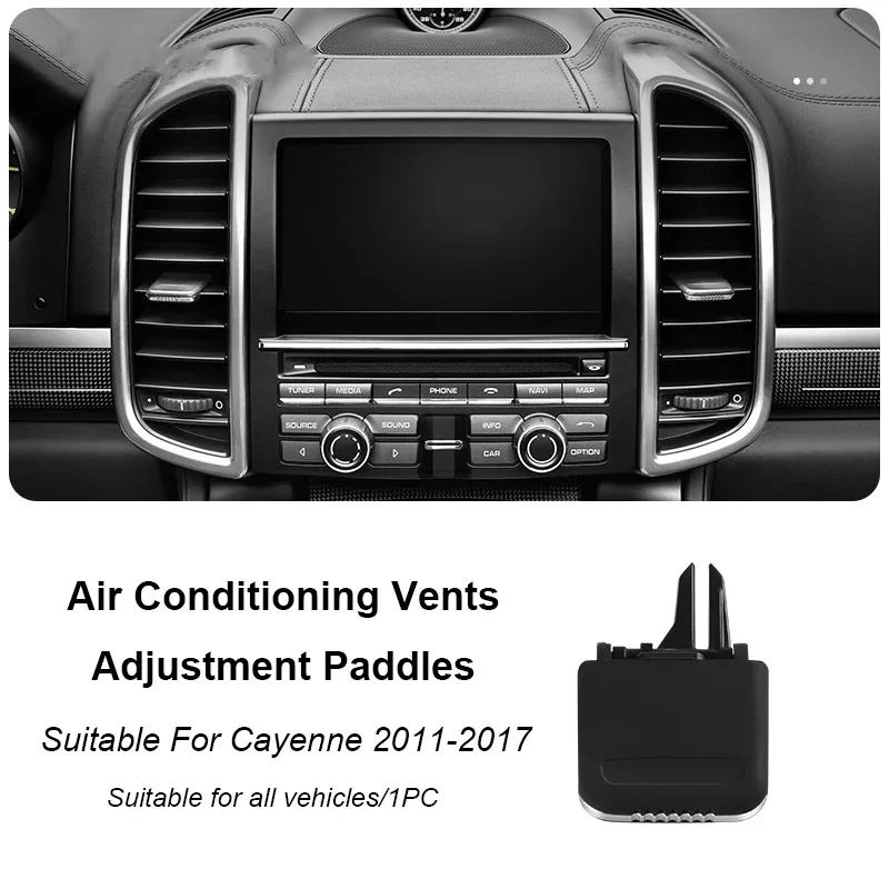 자동차 전후방 에어컨 통풍구 탭 클립 수리 키트 에어컨 패들 포르쉐 카이엔 파나메라 마칸 911 718 박스터용