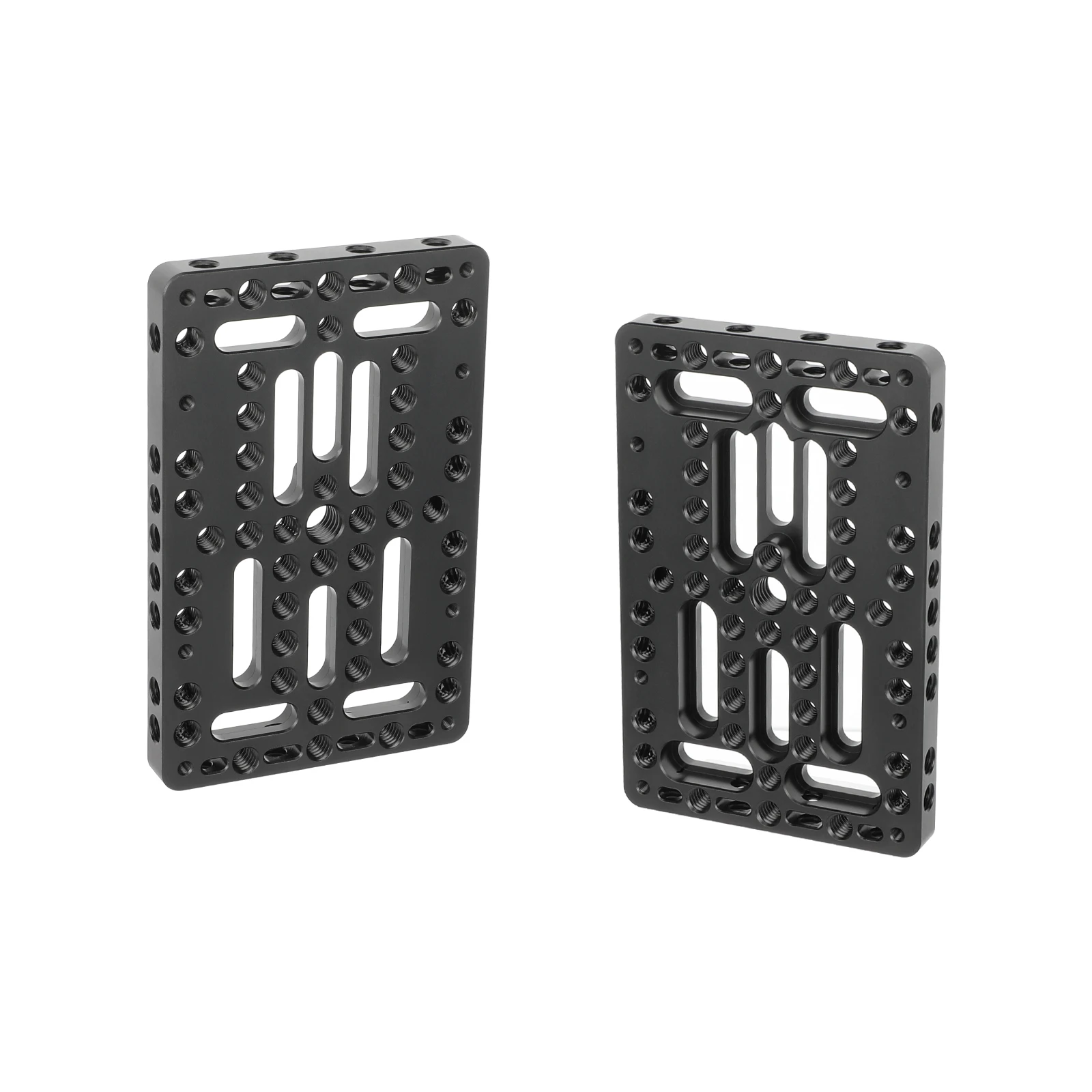 SZRig 다용도 백보드 치즈 플레이트 119 x 76 mm 1/4인치 & 3/8인치 나사 카메라 케이지 슬라이더용 골드 마운트 배터리 플레이트