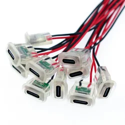 Waterproof USB - C Charging Socket with LED Indicator - 10PCS