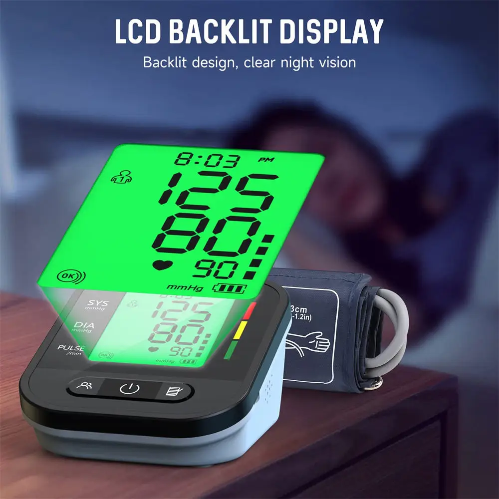 Electronic Blood Pressure Monitor Automatic Home