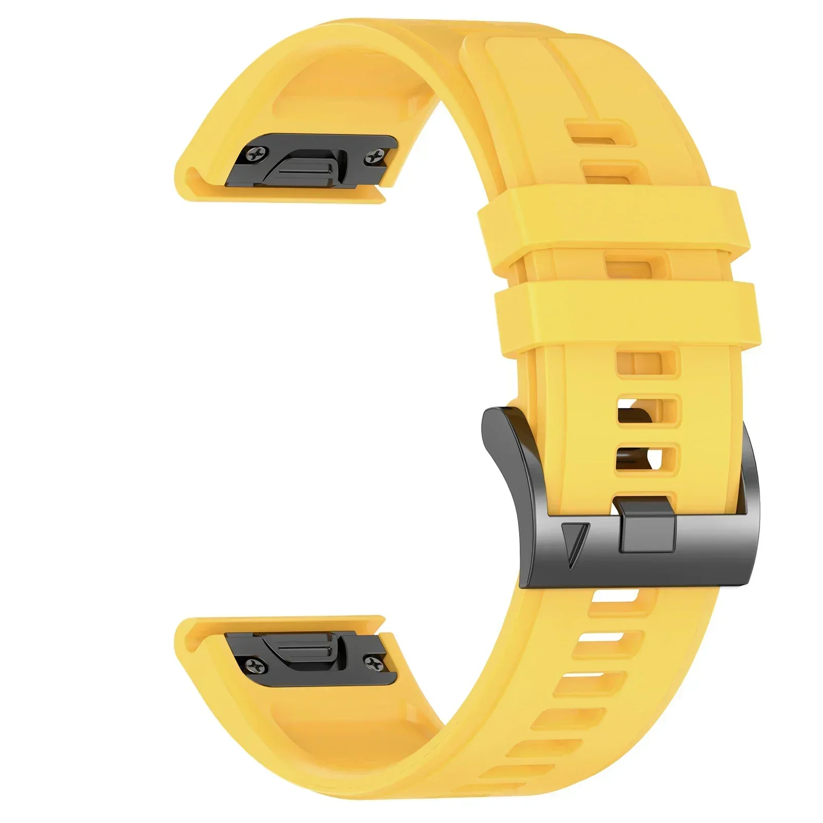 Enhanced Silicone QuickFit Strap - 26mm 22mm Adjustable Watch Band Bracelet
