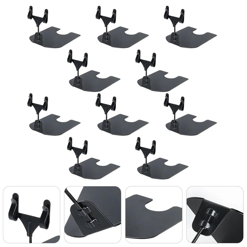 

10 Pcs Display Board Price Tag Holder Rack Sign Retail Shop Shelf Stand Cards Clip