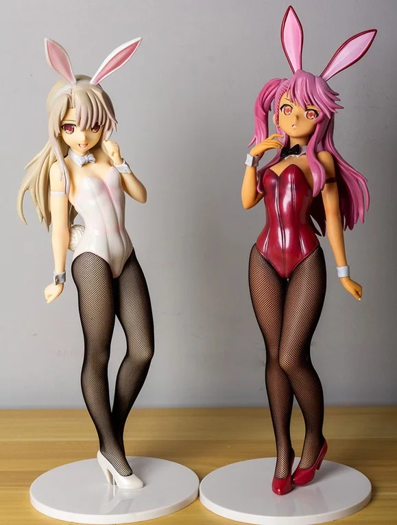 애니메이션 페이트 칼리드 라이너 프리스마 일리아 일리아스비엘 폰 아인즈번 버니 버전, 40cm, 신제품 PVC 액션 피규어 섹스 걸 성인 모델 인형