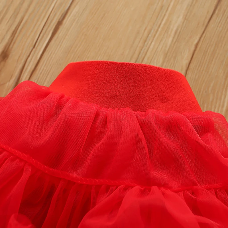 Girls Knitwear Ball Gown Tulle Skirts 2PCs
