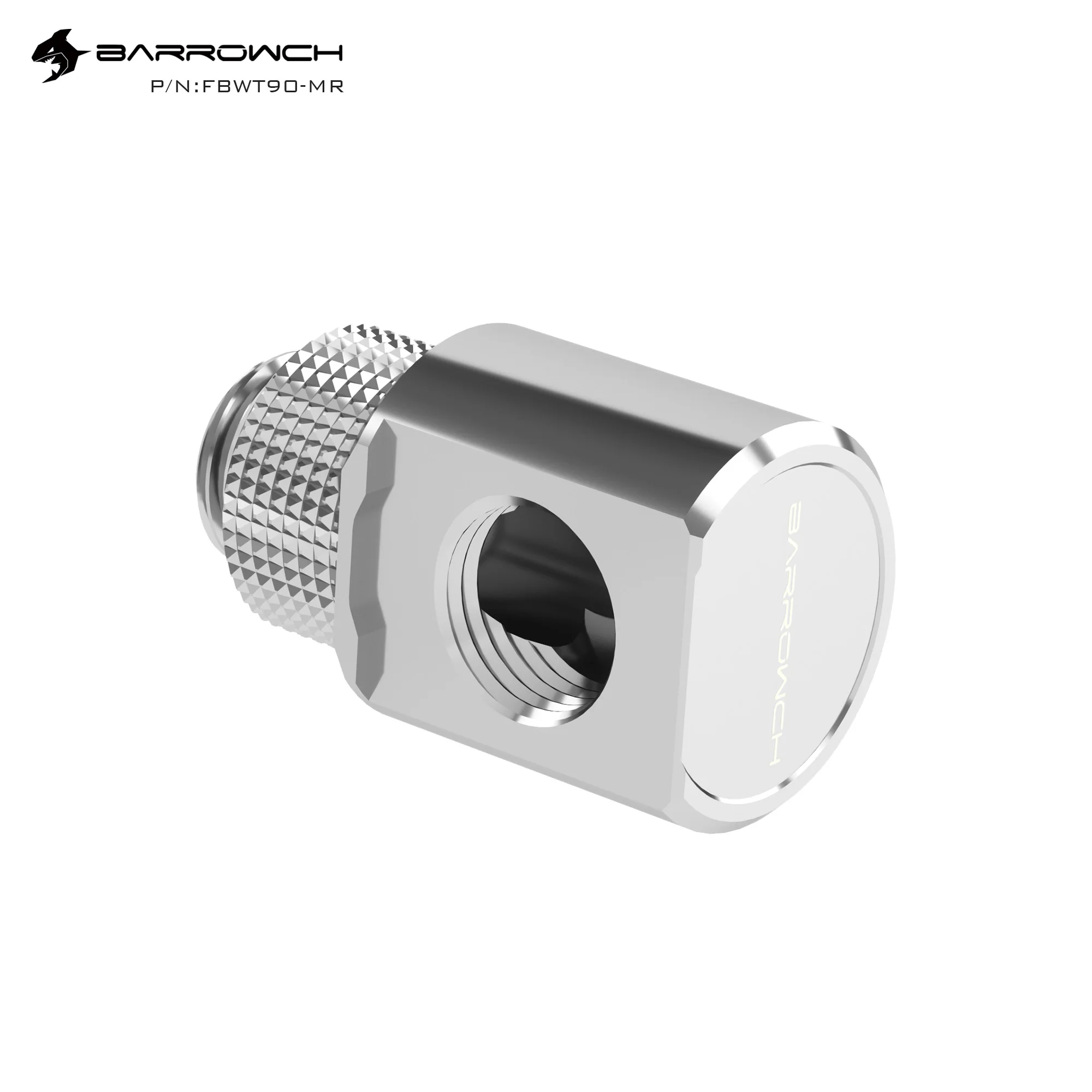 Barrowch Peças 90 Graus g1 Fittings 360 Acessórios Giratórios Caixa do Computador Líquido de Refrigeração Loop Kit Construir Conector Fbwt90-mr - Imagem 2