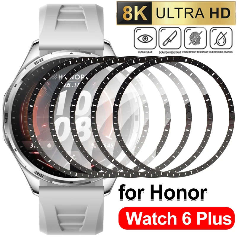 Pack of Screen Protectors for Honor Watch 6Plus - HD Clear, Anti-Scratch, Flexible Films