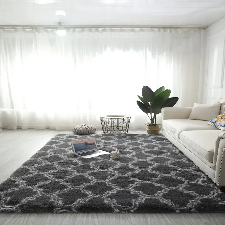 thumbnail image 1 of Alfombra gruesa para sala de estar, alfombra de felpa esponjosa, alfombra para dormitorio de niños, alfombra para ventana, mesita de noche, decoración del hogar, alfombra de terciopelo suave para el s, 1 of 4