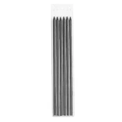 Solid Carpenter Mechanical Pencil with Built - in Sharpener for Woodworking and Construction (Black Refill)