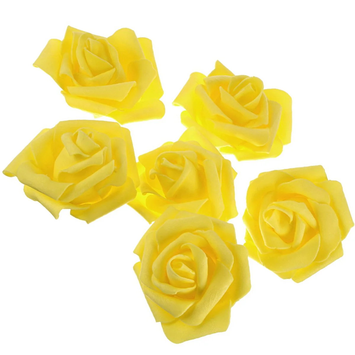 

50 Pcs Roses Bulk Bridal Shower Wedding Decor Favor Head Artificial Bride