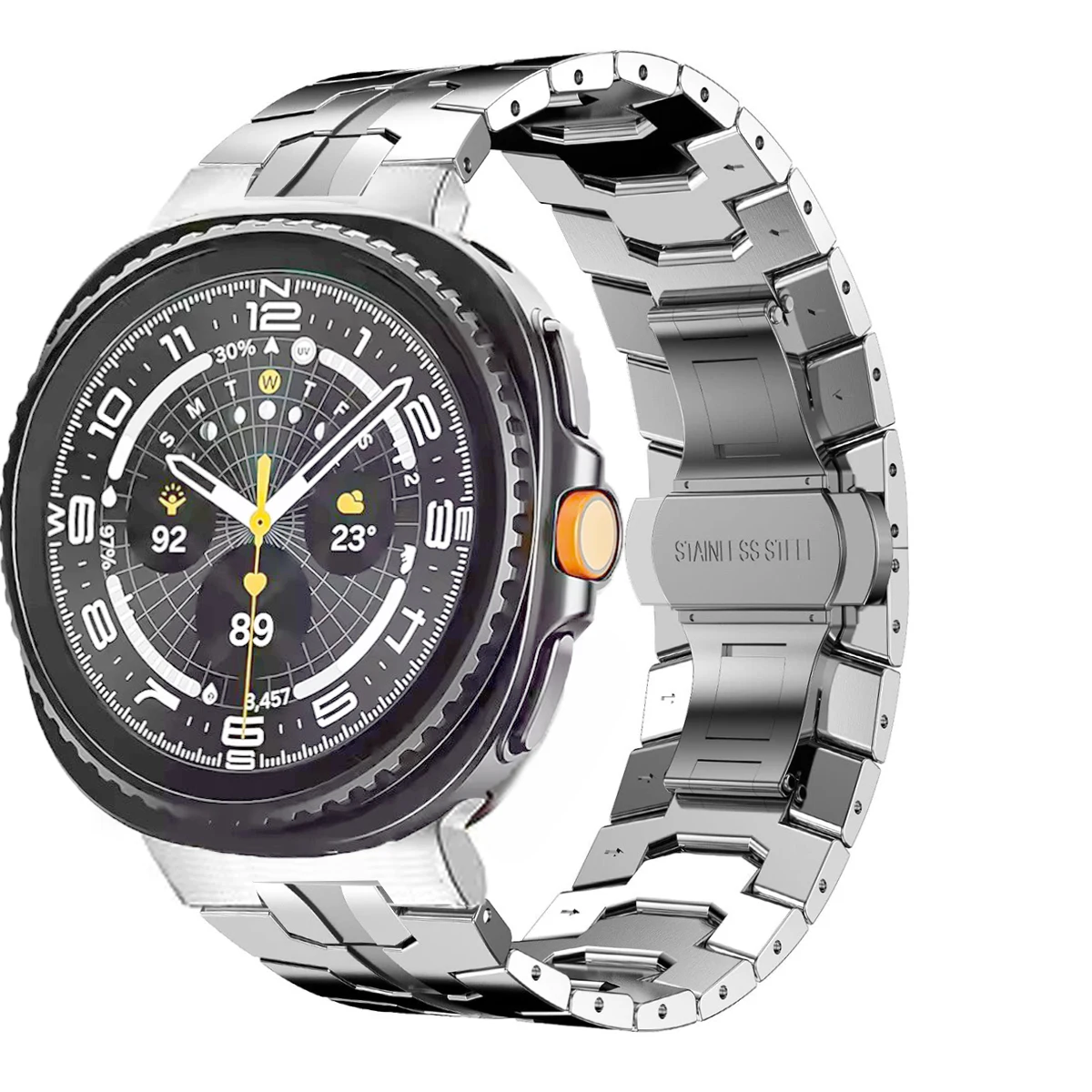 Luxury Titanium Stainless Steel Bracelet Strap