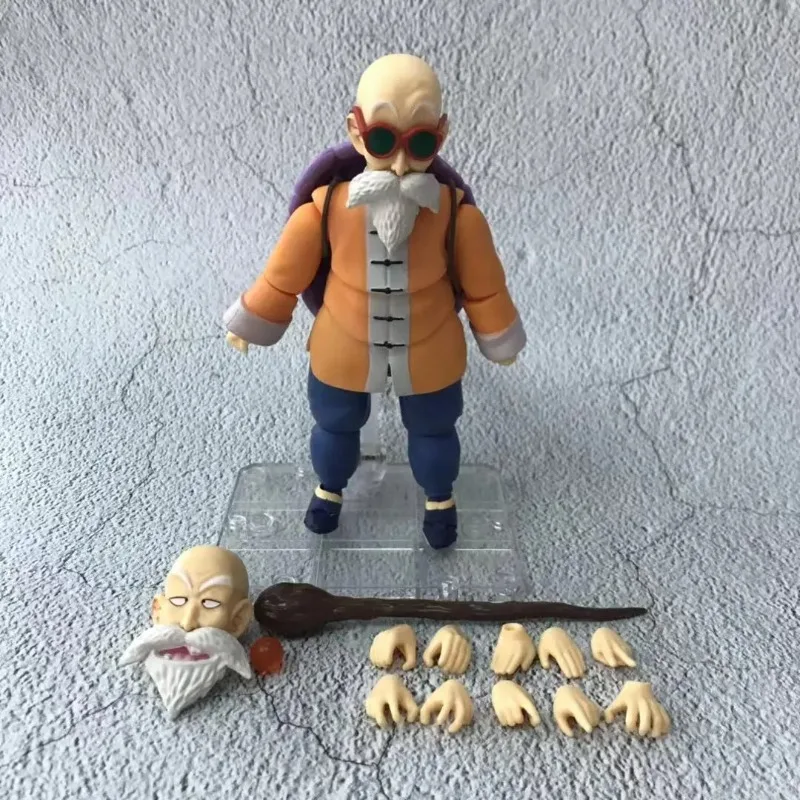 

14.5CM Dragon Ball Z Master Roshi Kame Sennin Yamcha Goku Action Figures Turtle School Soul Limit Models Collectible Toys BOX