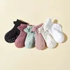 6 Pairs a Lot MILANCEL New Autumn Baby Floor Socks Toddler Cute Lace In Tube Socks Infant Girls 6 Colors Walking Socks 4