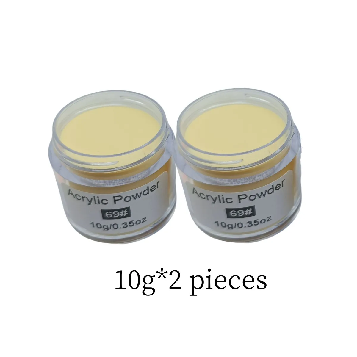 10g 2 pieces Acrylic Powder Dipping powder Carving Extension Powder 4