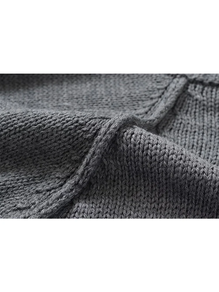 Winter Women Turlteneck Knitted Top Casual Loose Full Sleeves Thick Warm Knitting Sweater Female Solid Fashion Pullover Top