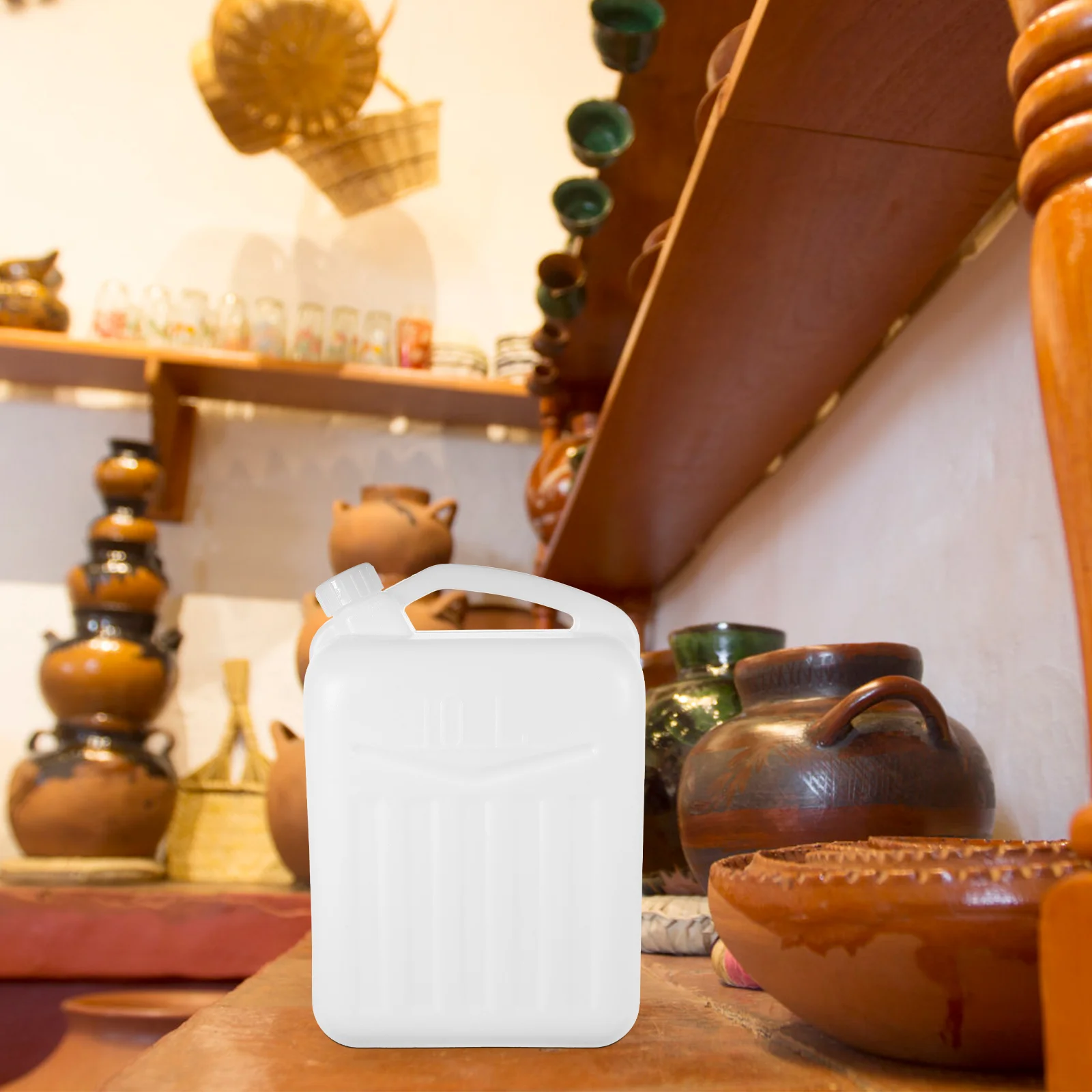 식품 등급 플라스틱 양동이, 물 저장 주전자, 10 리터, 20 파운드, 두꺼운 어린이 미니 병, 캠핑 도구 