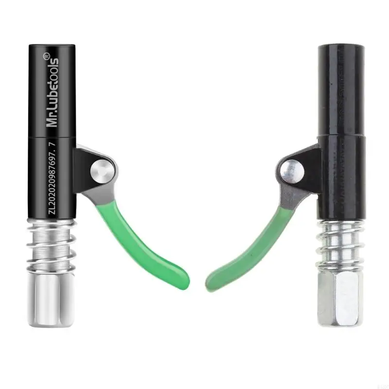 B5XC Grease Gun Coupler-Grease Gun Tip Grease Fittings Duty Quick Release Coupler Suitable for All Guns 1/8"NPT