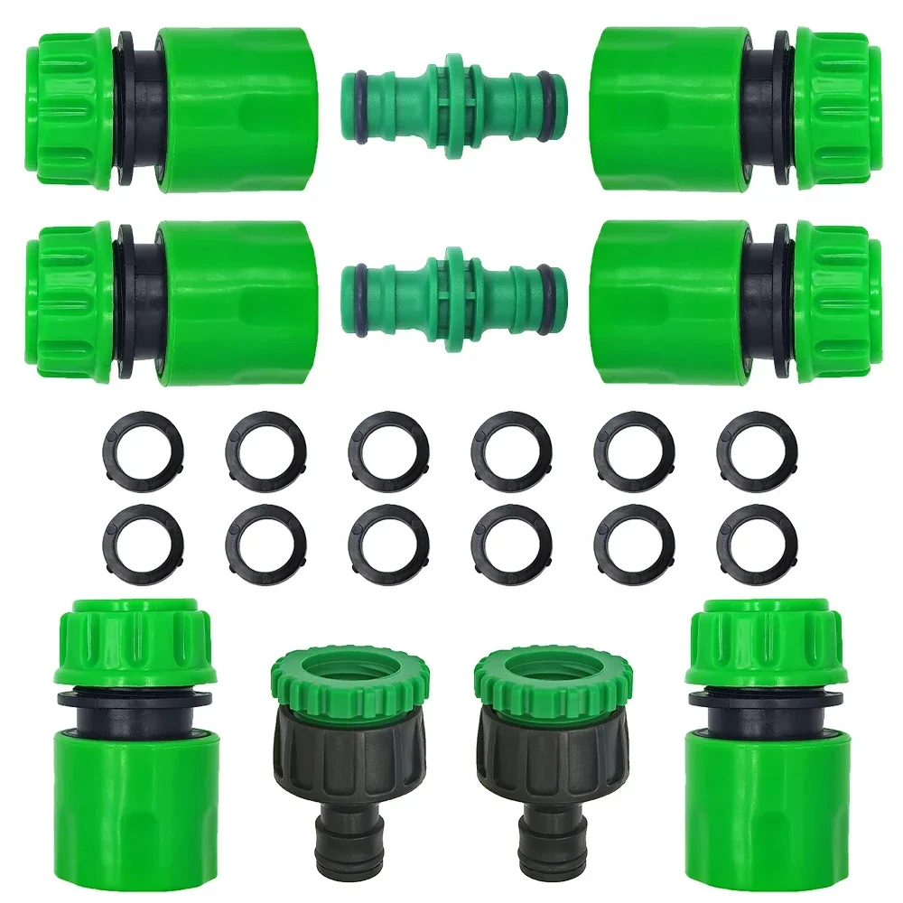 Quick Connector Garden Hose Coupling Adapter Extender Set