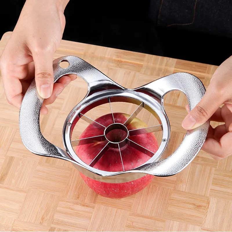 304 Stainless Steel Apple Cutter Fruit Slicer Apple Corer Pear Cutters Knife Peeler Cut Tool Kitchen Accessories 1pcs
