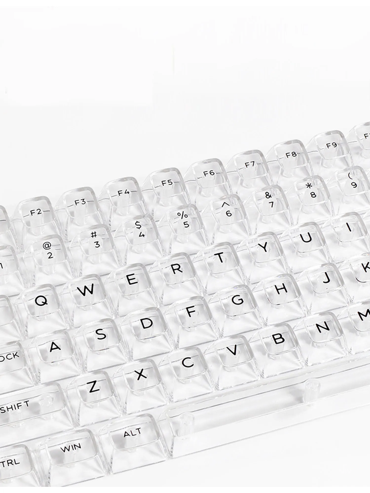 KeysLand-SA Perfil Keycaps, PC transparente, RGB para
