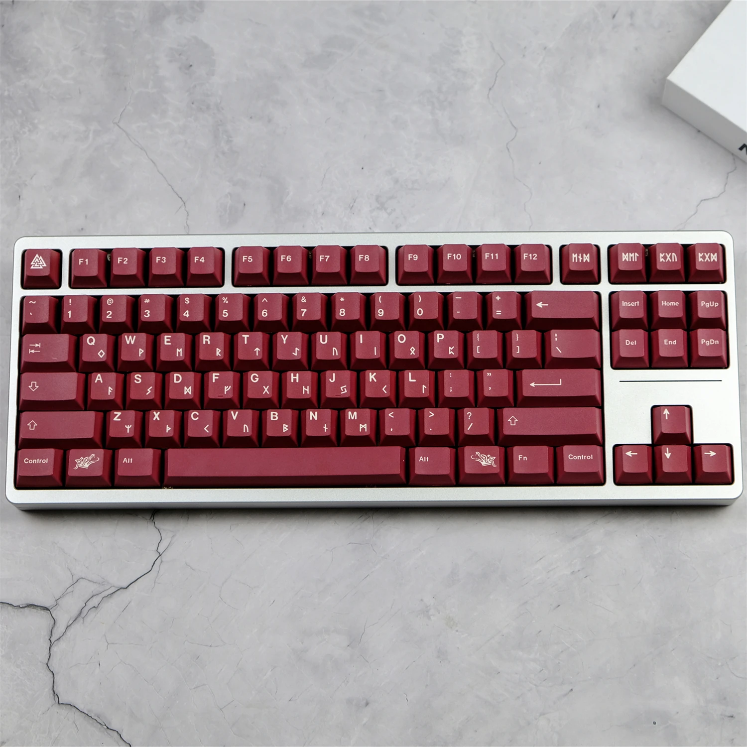 Gmk Blot Red Keycaps Grupo Pbt Sublimação Dye Lightproof Perfil Cherry Keycap para Teclado Switch mx 129 Teclas - Imagem 2