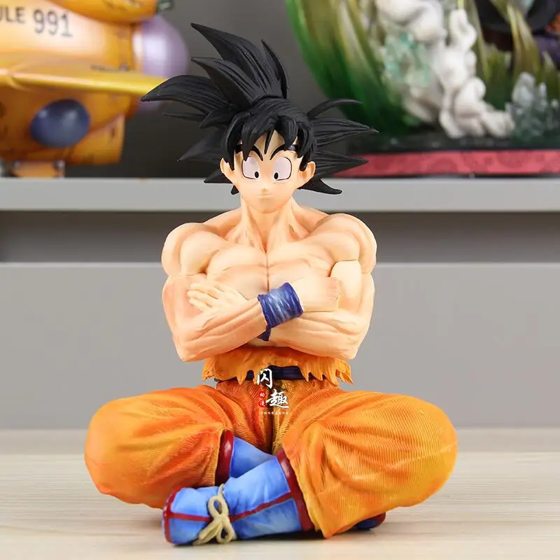 

Фигурка героя аниме Dragon Ball Z, Сон Гоку, фигурки DBZ Super Saiyan, игрушки, манга, фигурка 17 см, ПВХ GK статуя, модель, украшения, подарок
