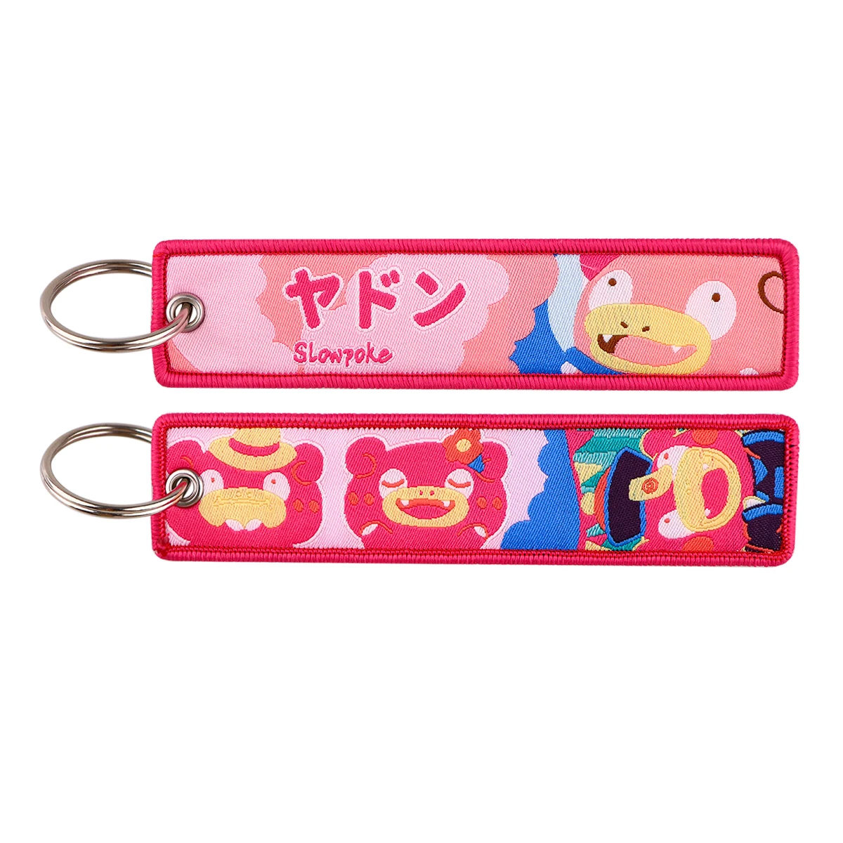 Charming Anime Cute Cartoon Embroidered Keychain | Stylish Key Holder & Accessory Gift