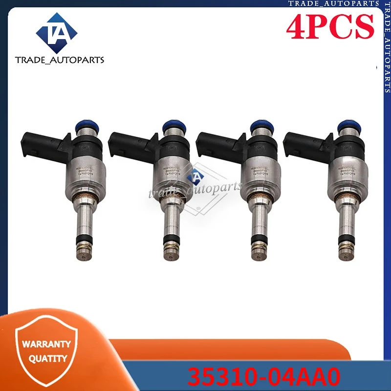 

Fuel Injectors 4Pcs For 2017 2018 Hyundai Elantra 1.4L 35310-04AA0 3531004AA0