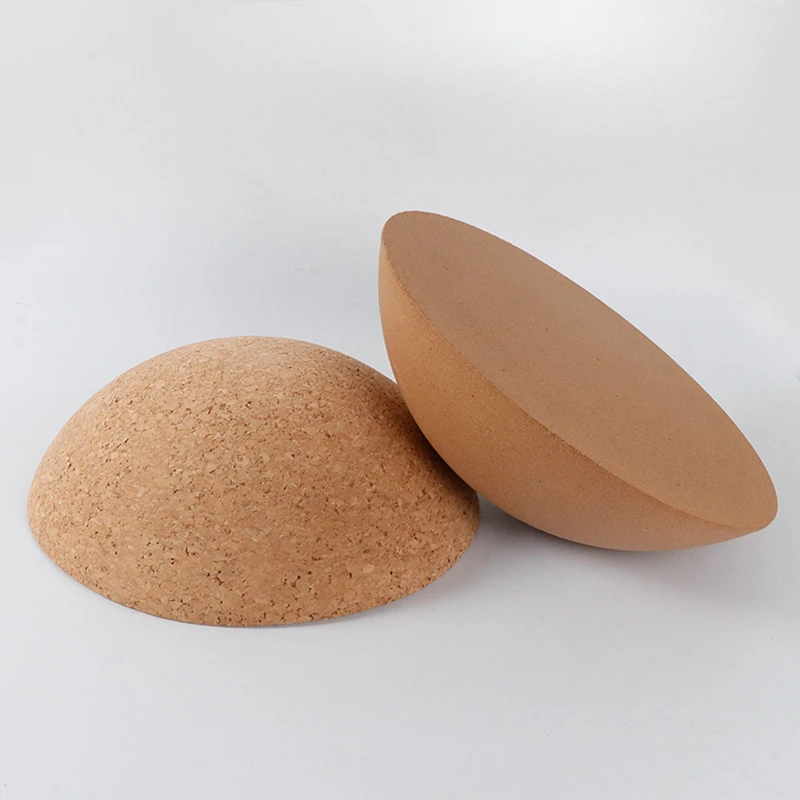 Wave Speed Ball Cork Half Round Balance Ball Yoga Fitness Hemisphere Balance Sense Core Training Fat Burning Equipment