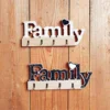 Wooden Home Decoration Key Holder,Self Adhesive or Drilling Key Rack,Key Hook Wall Mounted,Key Holder for the Home White 4