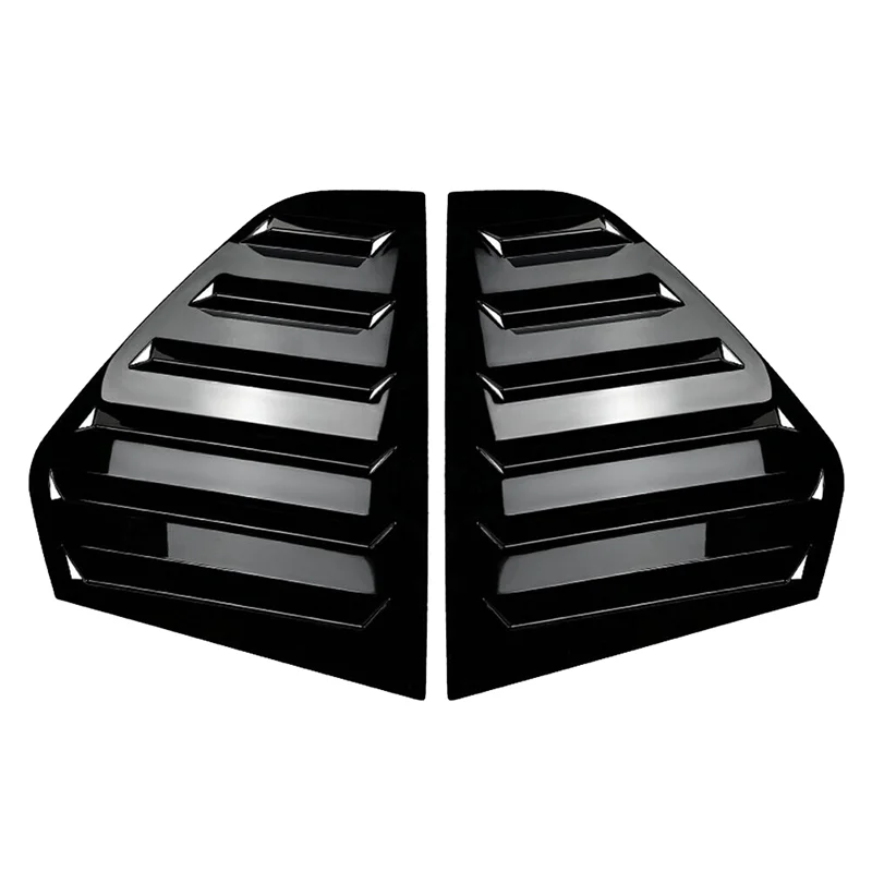 

Яркая черная задняя боковая решетка оконного жалюзи для Volkswagen Golf MK8 2020 2021 2023