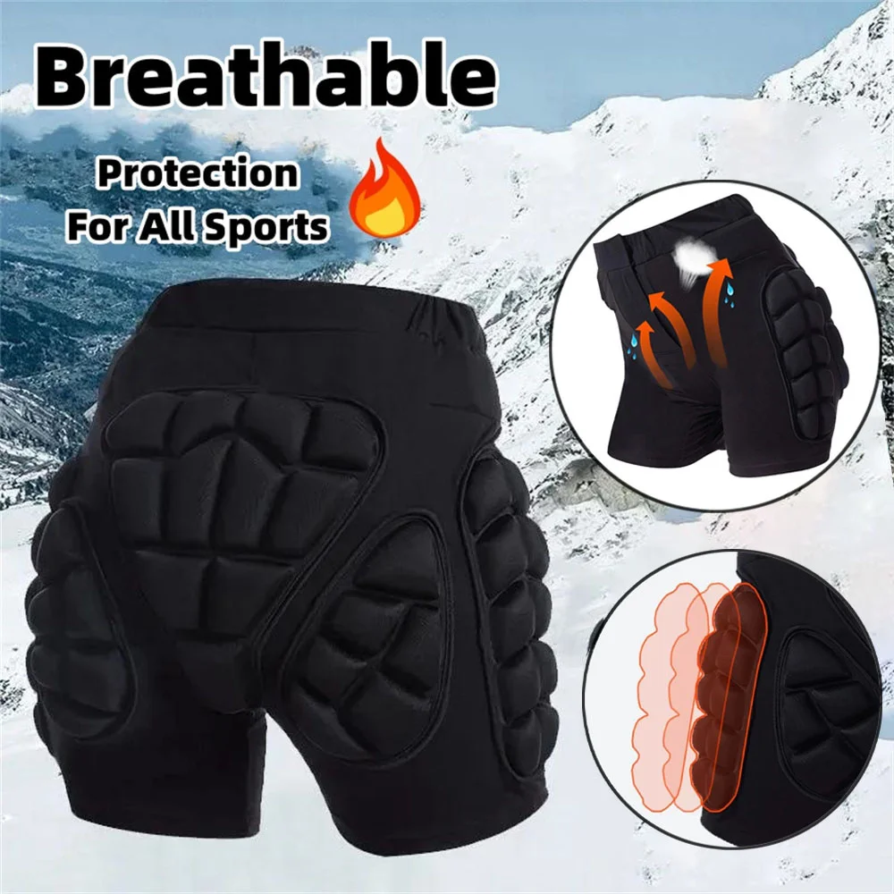 Ski Hip Protection Short Pants Outdoor Sports 3D Protective Short Anti Fall Hip Protection Shorts Sports Protective Equipment