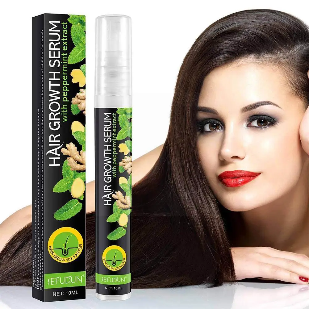 10ml Mint Ginger Hair Growth Spray Nourishing Thick Anti Hair Spray