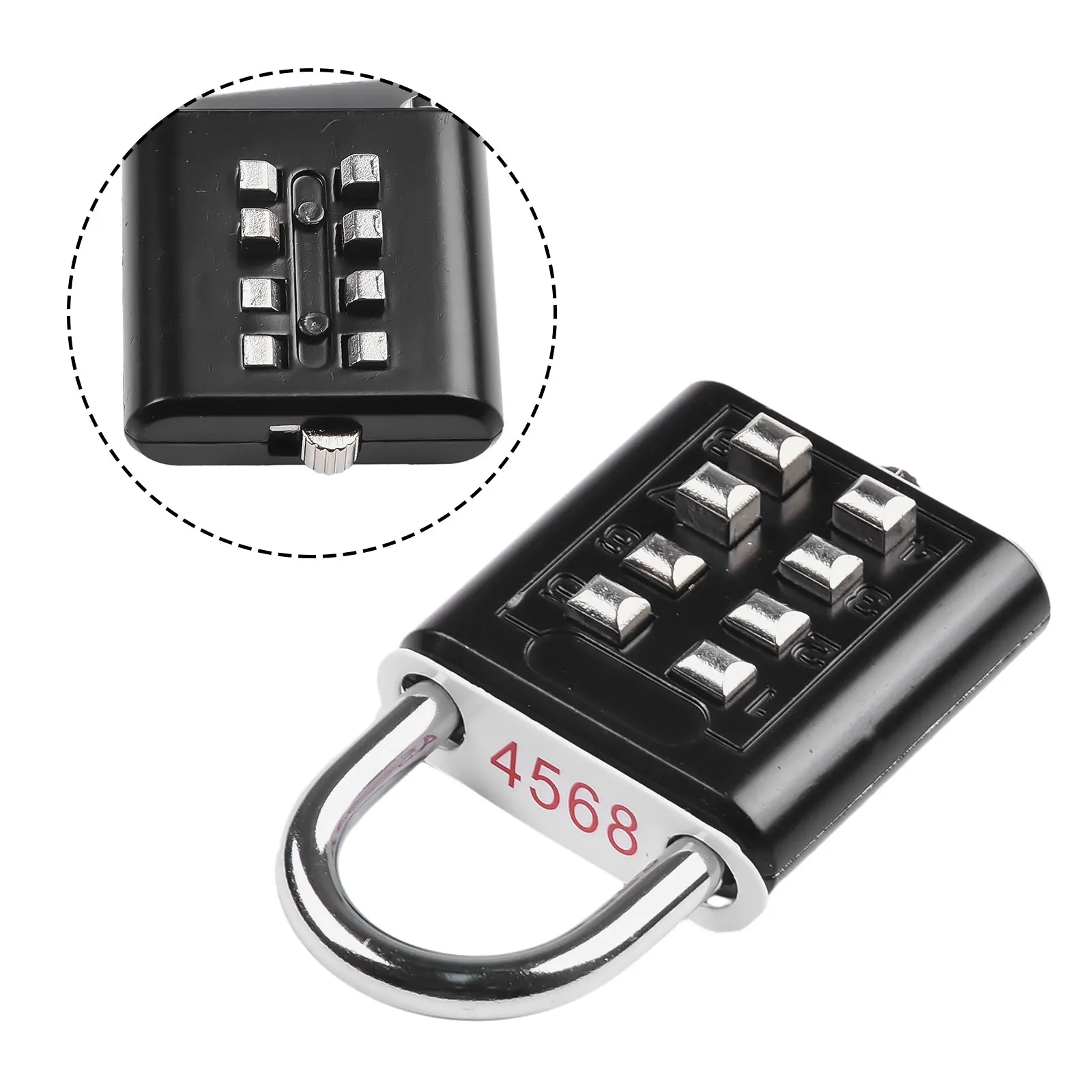 Description Picture 6 of itemTravel Essential Zinc Alloy Suitcase Password Lock 8 Digit Combination Padlock Solid Steel Body Convenient And Secure