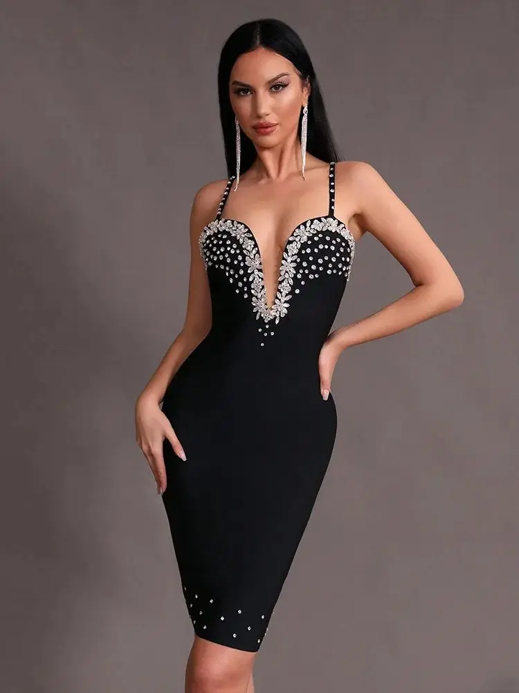 vestido-de-verano-sin-mangas-para-mujer-minivestido-sexy-negro-con-escote-en-v-y-diamantes-de-cristal-para-fiesta-y-discoteca-2024