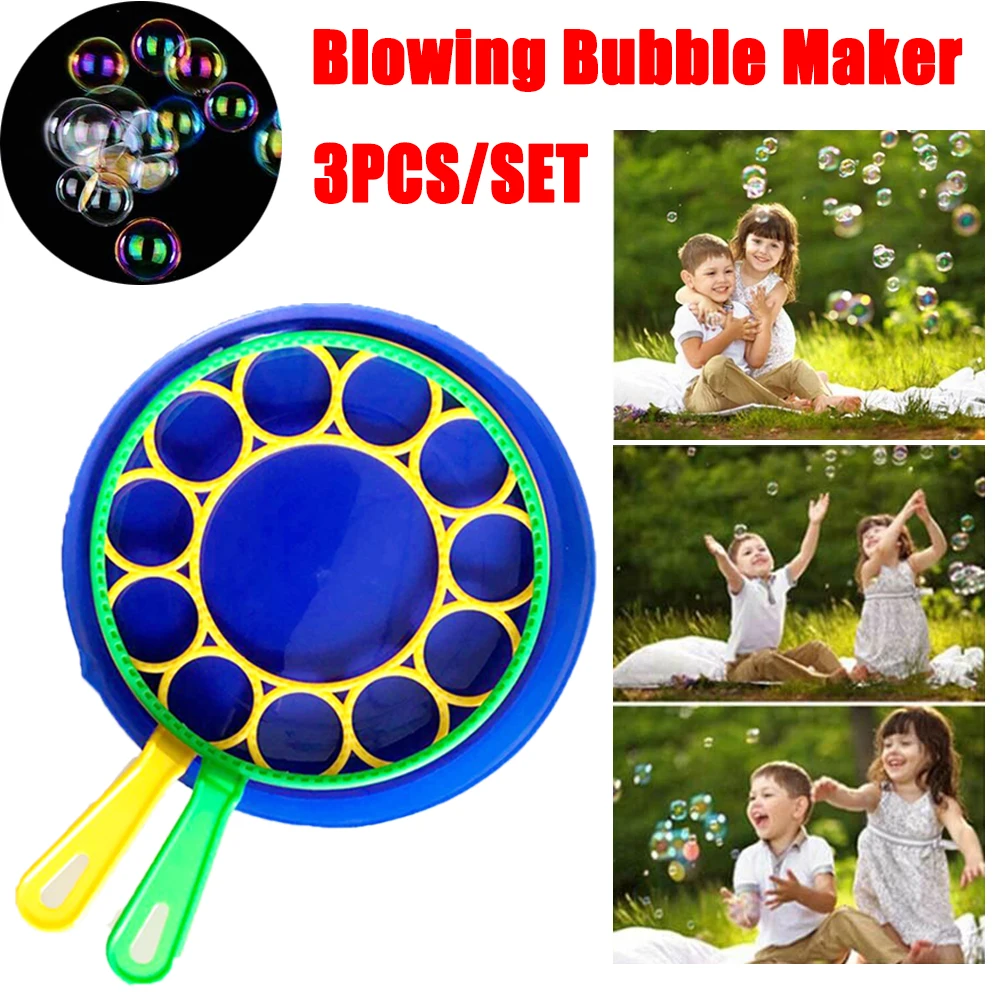 

Garden Colorful Giant Games Children Outdoor Fun Bubble Blower Magic Big Bubble Bubble Wand Tool Bubble Blow Maker