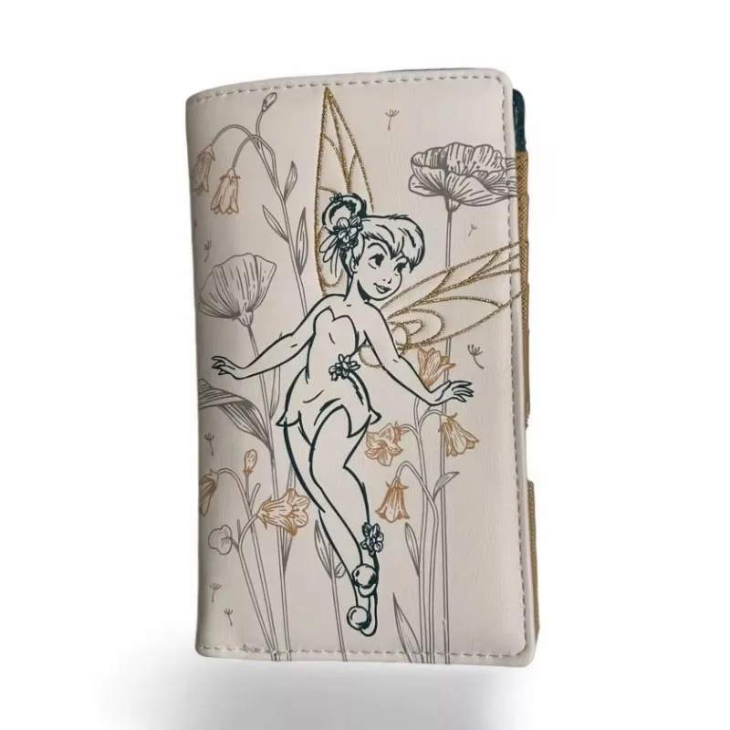 Disney Loungefly Tinker Belle Floral Wallet Clutch Purse Beauty