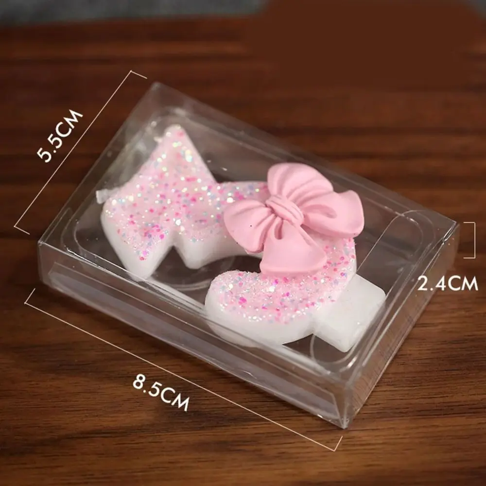 thumbnail image 3 of Velas de cumpleaños con números en 3D, decoración creativa y ecológica para tartas, cualquier celebración, vela grande extendida de color rosa, 3 of 3