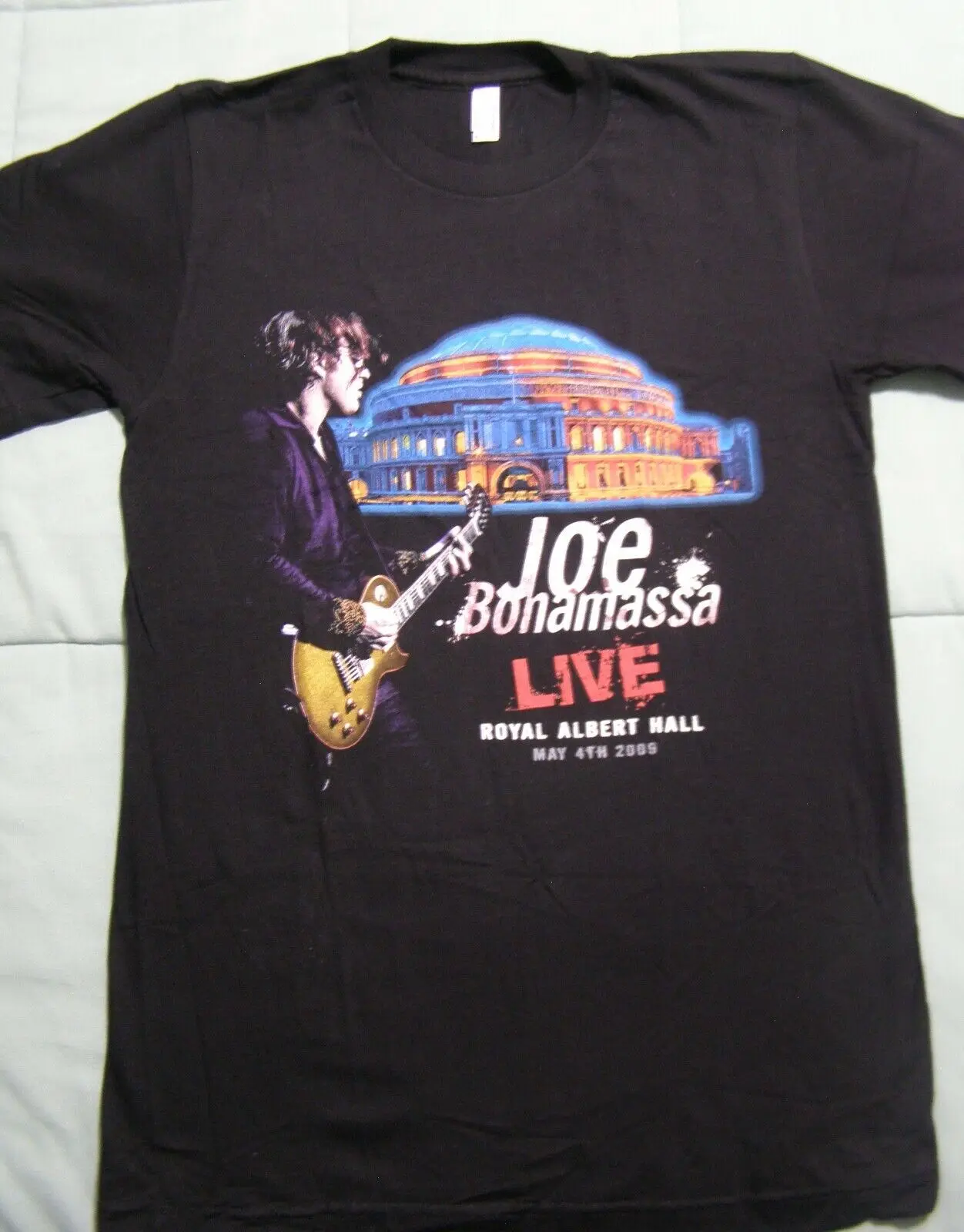 Joe Bonamassa Royal Albert Hall Concert T-Shirt May 4 2009 Black Size S