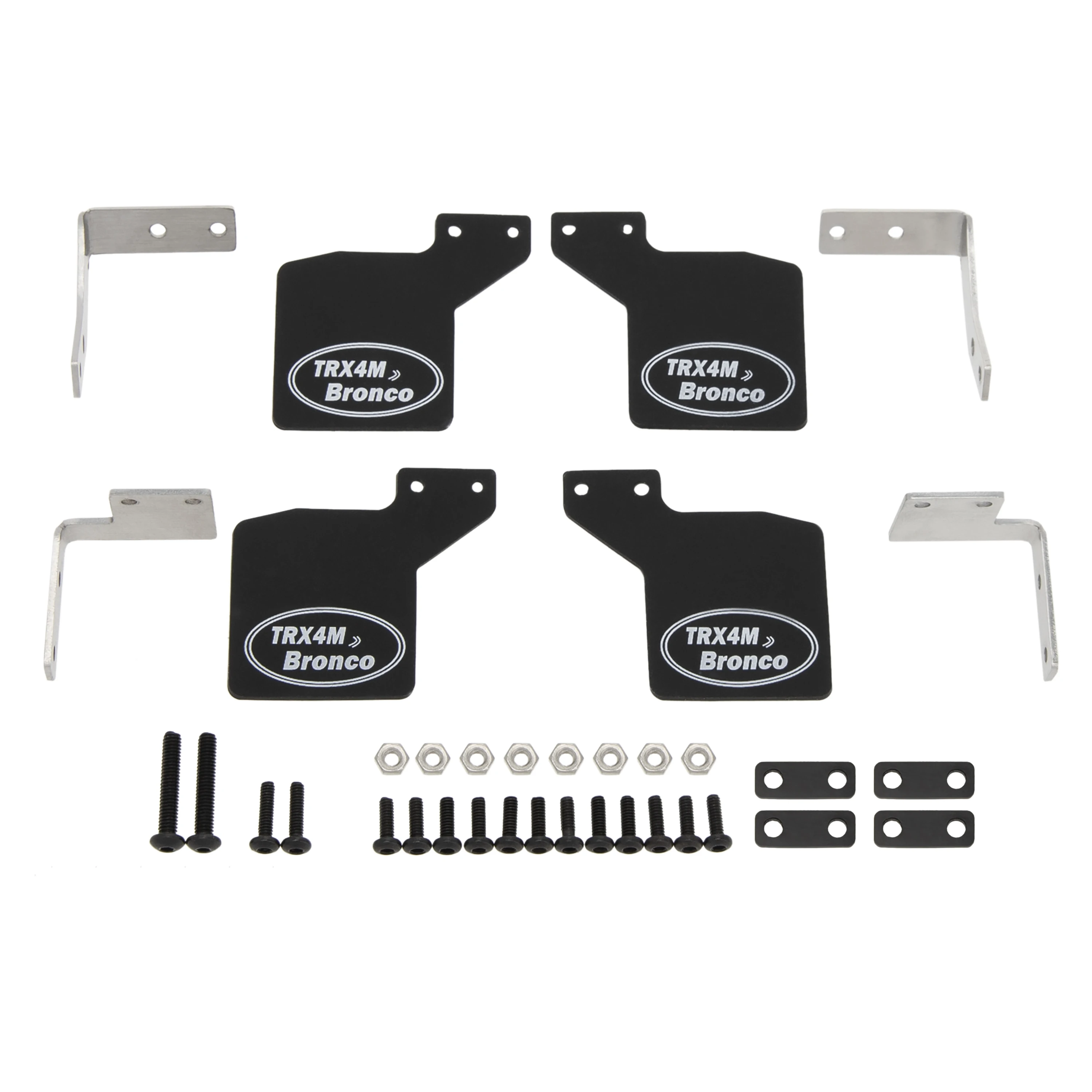 MeusRacingRubberFenderMudguardMudFlapsMetalStainlessSteel