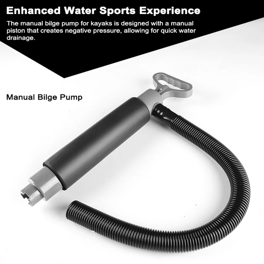 Manual Bilge Pump for Boats Kayak Canoe Portable Hand Water Pump with Extension Hose Bilge Pump