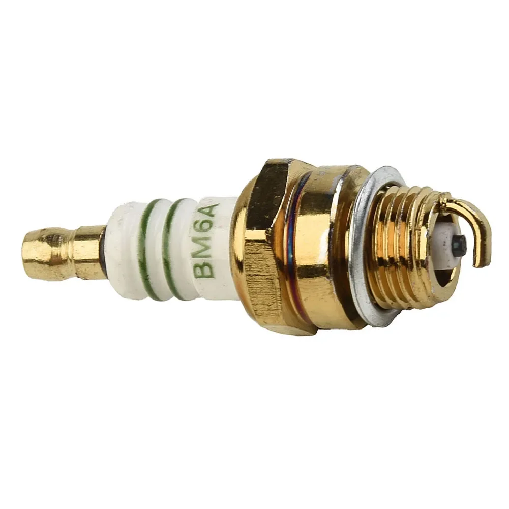 Spark plug 1X BM6A Spark Plug Glow Plug for Chainsaw Lawn Mower Strimmer Motorcycle Accessories