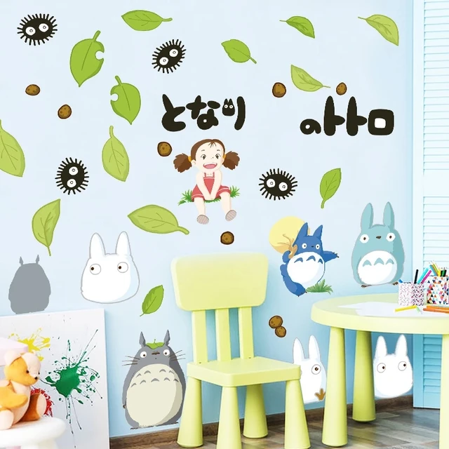 My Neighbor Totoro Soot Sprites Wall Art Stickers - Ghibli Store