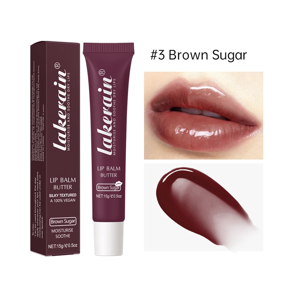 Summer Tinted Vegan Lip Butter Balm for Instant Moisture & Shine