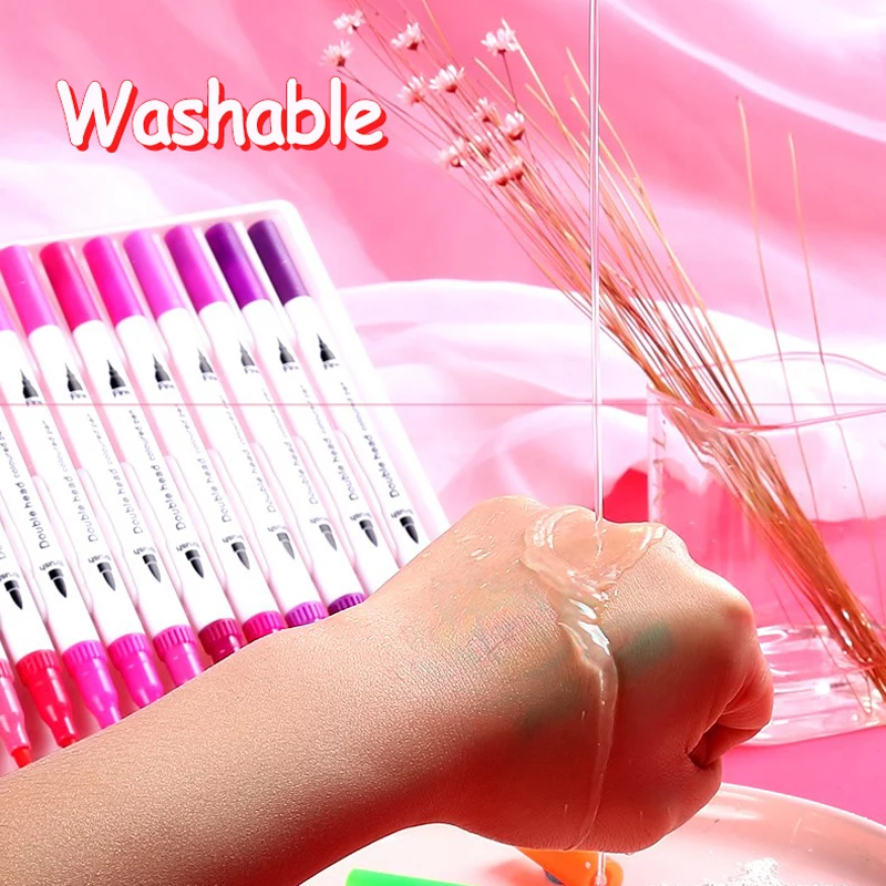 Double-Head Washable Color Markers 6