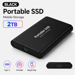 Versatile High - Capacity Portable Storage Solution with USB 3.1 Interface (Black 2T)