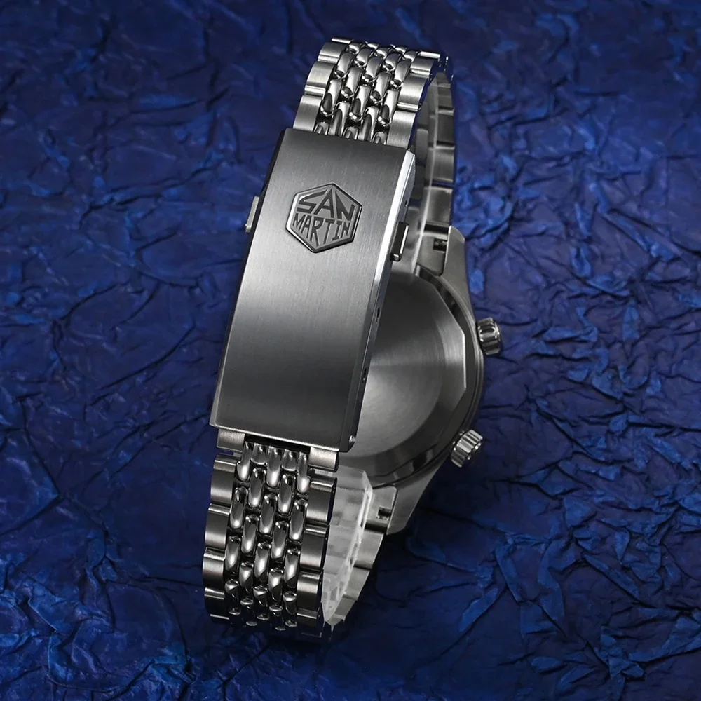 San Martin 39mm Leyenda Diver Watch NH35 Automatic Mechanical Movement AR Sapphire Luminous Waterproof 200m Watches SN0141W 6