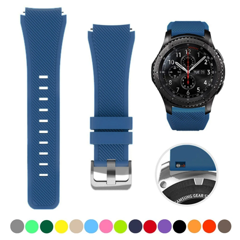 Universal 22mm Silicone Smartwatch Replacement Bands