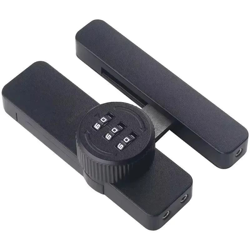 Zinc Alloy Security Door Buckle 3 Digit Password Barn Door Lock Window Latch File Cabinet Anti-theft Lock Indoor Hardware gate buckle door latch door lock latch
