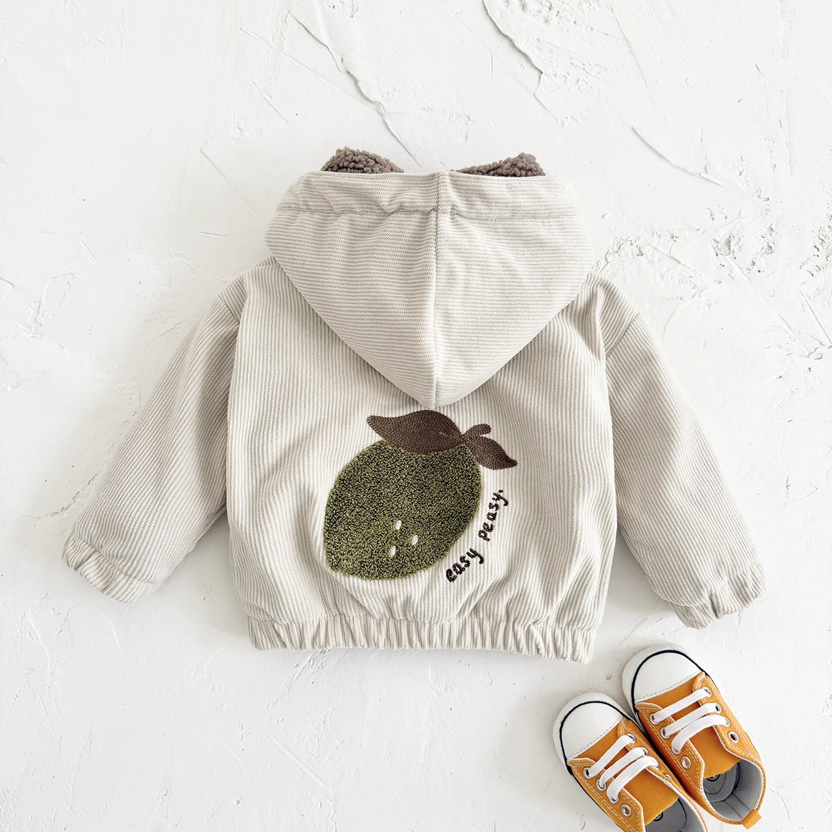 Winter Warm Hooded Cotton Jacket Outwear Newborn Baby Boys Girls 0-3 Years Casual Wear Fashion Coat Long Sleeves Toddler Tops