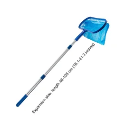 Deluxe Leaf Skimmer Net for Pools and Ponds - Heavy-Duty Rubbish Cleaning Mesh Bag (WITH Handle)